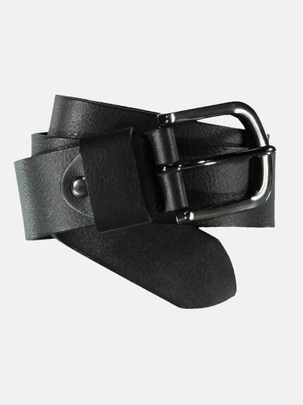 emilio adani Ledergürtel Basic Schwarz