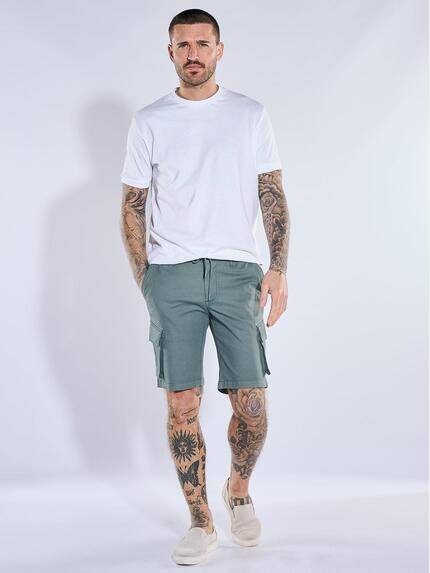 emilio adani Herren Bermuda Dunkelgruen 40753