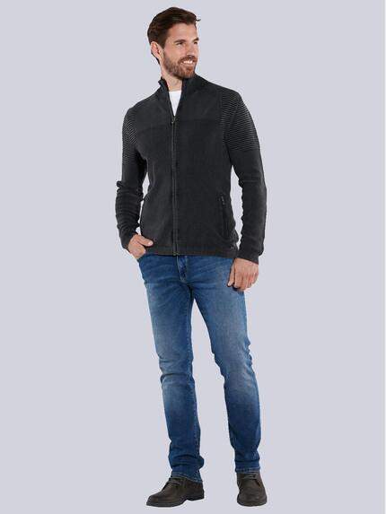 engbers Herren Cardigan regular Grau 35619 engbers Herren Cardigan regular Grau 35619