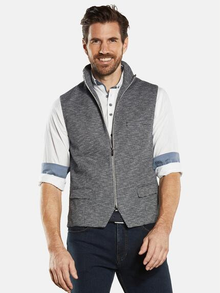 engbers Sakko-Weste mit Zipper Indigoblau