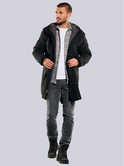 emilio adani Herren 2 in 1 Parka Schwarz 35438 emilio adani Herren 2 in 1 Parka Schwarz 35438