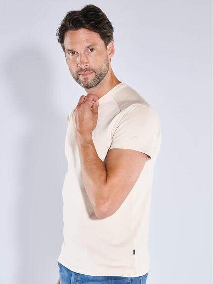 engbers Herren Basic-Shirt "My Favorite" organic Beige 39262 engbers Herren Basic-Shirt "My Favorite" organic Beige 39262