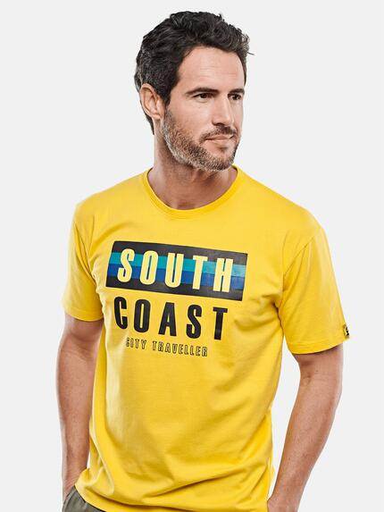 engbers Herren Rundhals T-Shirt Gelb 27345 engbers Herren Rundhals T-Shirt Gelb 27345