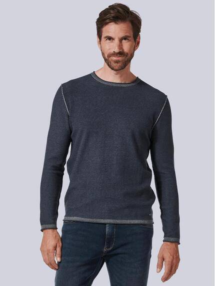 engbers Pullover uni Saphirblau