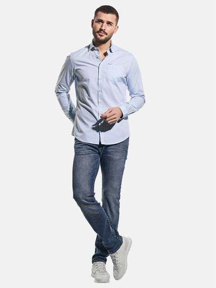emilio adani Herren Modisches Langarmhemd mit dezenter Struktur Blau 31326 emilio adani Herren Modisches Langarmhemd mit dezenter Struktur Blau 31326