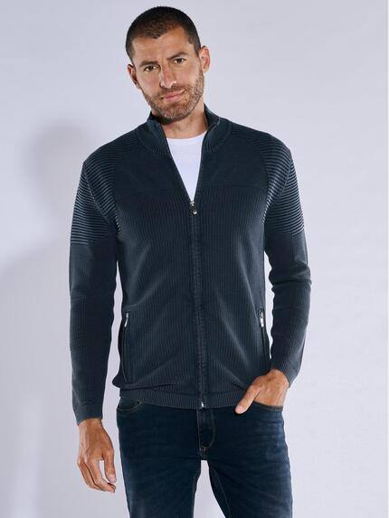engbers Cardigan regular Indigoblau