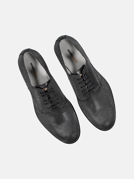 emilio adani Herren Halbschuh aus Leder Schwarz 34481 emilio adani Herren Halbschuh aus Leder Schwarz 34481