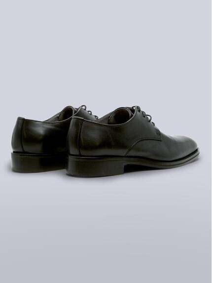 emilio adani Herren Komfortabler Business-Schuh Schwarz 41542