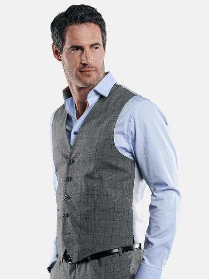engbers Herren Stilvolle karierte Anzugweste Anthrazit 29033 engbers Herren Stilvolle karierte Anzugweste Anthrazit 29033