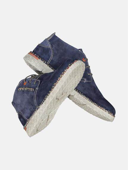 engbers Herren Boots aus Verloursleder Blau 32608 engbers Herren Boots aus Verloursleder Blau 32608