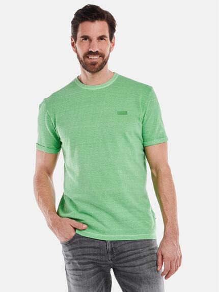 ENGBERS GERMANY T-Shirt mit Leinen Hellgruen