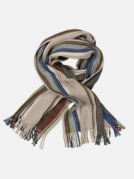 engbers Schal gestreift Beige