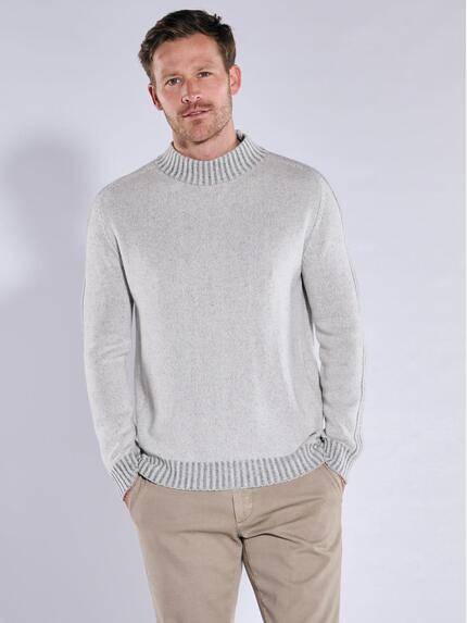 ENGBERS GERMANY Herren Pullover mit Kaschmiranteil Grau 37979 ENGBERS GERMANY Herren Pullover mit Kaschmiranteil Grau 37979