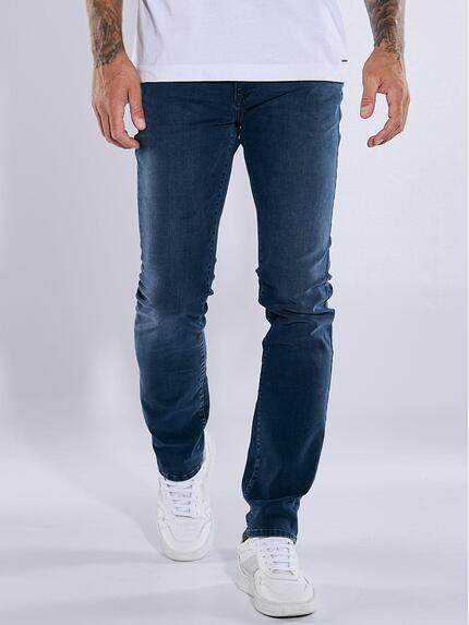 emilio adani Herren Super-Stretch-Jeans slim fit Blau 37358