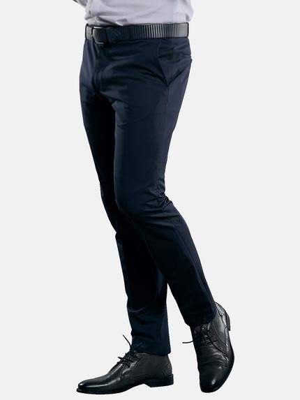 emilio adani Anzughose slim fit Saphirblau