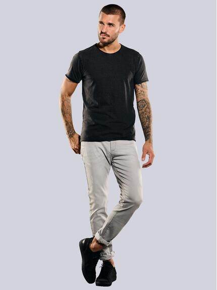 emilio adani Herren T-Shirt uni Schwarz 35352 emilio adani Herren T-Shirt uni Schwarz 35352