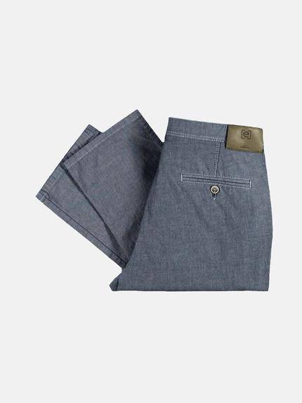 engbers Herren Chino Sommerwolloptik Taubenblau 29185