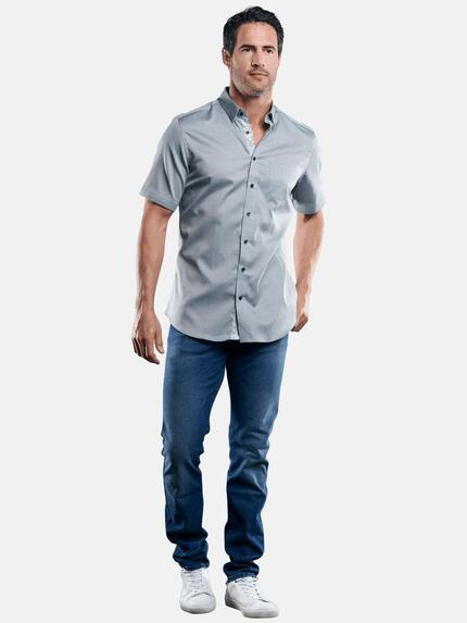 engbers Herren 100% bügelfreies Hemd Saphirblau 29455 engbers Herren 100% bügelfreies Hemd Saphirblau 29455