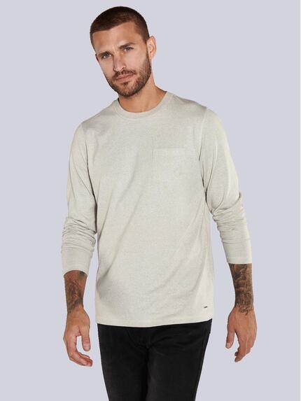 emilio adani Langarm-Shirt uni Beige