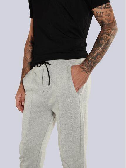 emilio adani Herren Sweathose uni Grau 36111