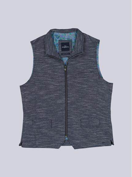 engbers Herren Sakko-Weste mit Zipper Indigoblau 40244 engbers Herren Sakko-Weste mit Zipper Indigoblau 40244