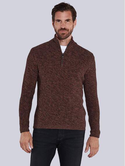 engbers Pullover mit Stehkragen Feuerrot