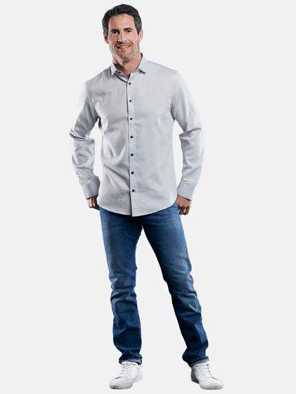 engbers Herren Hemd "My Favorite" Silbergrau 29511
