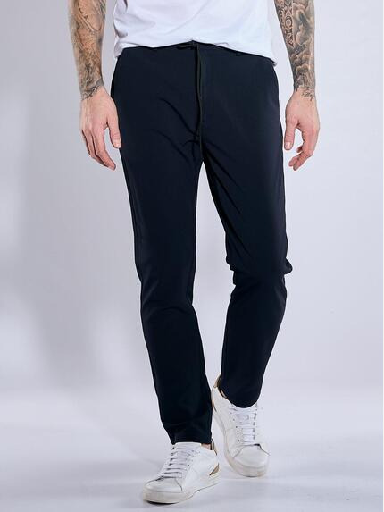 emilio adani Anzug-Hose slim fit Saphirblau