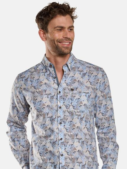 engbers Herren Langarm-Hemd mit Leinen-Anteil Hellblau 33048 engbers Herren Langarm-Hemd mit Leinen-Anteil Hellblau 33048