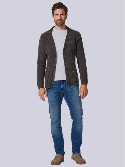 engbers Herren Strick-Sakko uni Braun 35335 engbers Herren Strick-Sakko uni Braun 35335