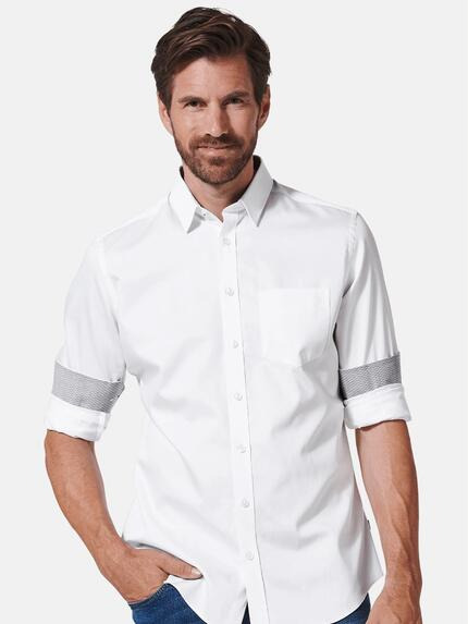 engbers Herren Langarm-Hemd "My Favorite" Reinweiss 36359