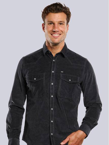 engbers Herren Overshirt aus Cord Anthrazit 33639 engbers Herren Overshirt aus Cord Anthrazit 33639