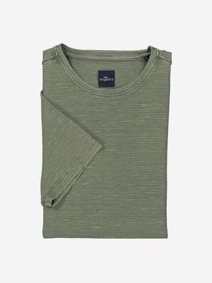 engbers Herren T-Shirt strukturiert Grün 37312 engbers Herren T-Shirt strukturiert Grün 37312