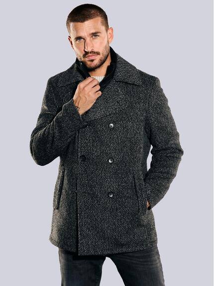 emilio adani Mantel regular Anthrazit