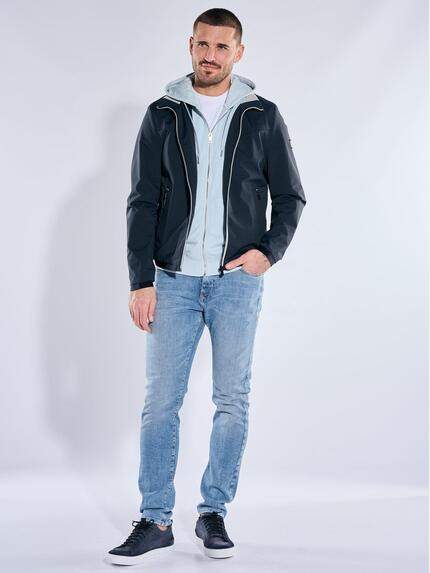 emilio adani Herren Wasserabweisende Jacke Marineblau 40262 emilio adani Herren Wasserabweisende Jacke Marineblau 40262