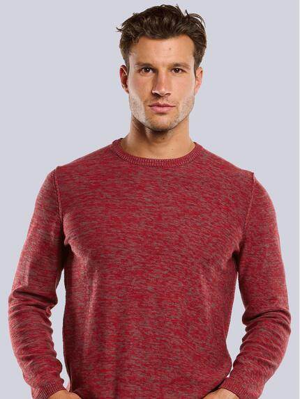 engbers Herren Pullover meliert Feuerrot 33939 engbers Herren Pullover meliert Feuerrot 33939