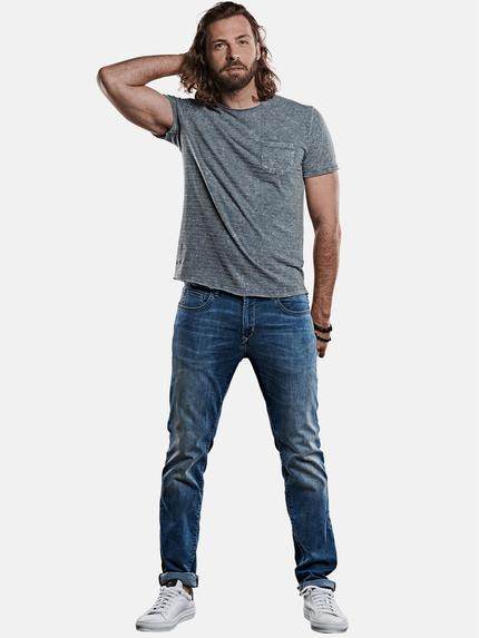 emilio adani Herren Rundhals T-Shirt Türkis 27791 emilio adani Herren Rundhals T-Shirt Türkis 27791