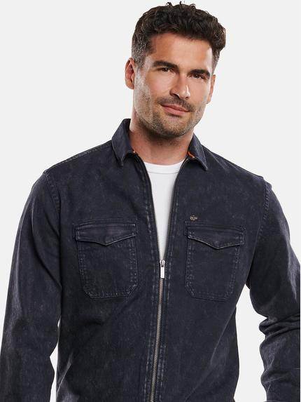 engbers Herren Langarm-Hemd im Overshirt-Design Saphirblau 32271 engbers Herren Langarm-Hemd im Overshirt-Design Saphirblau 32271