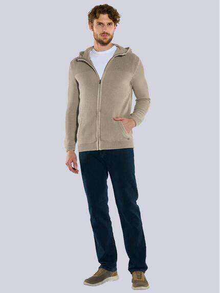 engbers Herren Strickjacke strukturiert Beige 36317 engbers Herren Strickjacke strukturiert Beige 36317