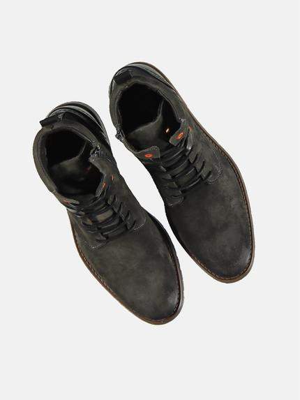 emilio adani Herren Boots aus Veloursleder Grau 32015 emilio adani Herren Boots aus Veloursleder Grau 32015