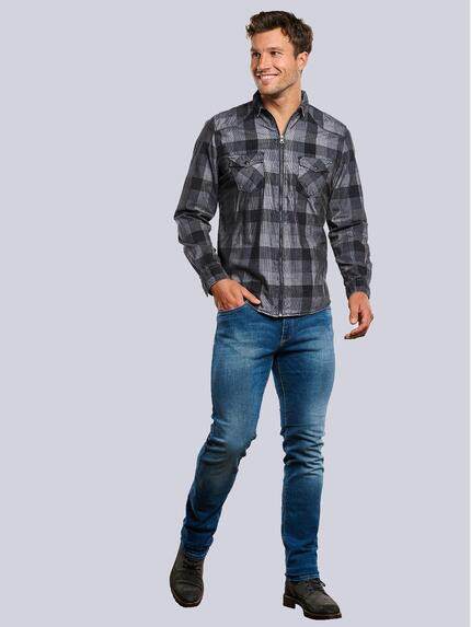 engbers Herren Langarm-Hemd aus Baby-Cord Brilliantblau 33672 engbers Herren Langarm-Hemd aus Baby-Cord Brilliantblau 33672