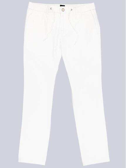 engbers Herren Chino mit Leinenanteil Reinweiss 39014