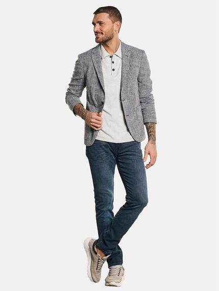 emilio adani Herren Sakko im Streifendesign Blau 32588 emilio adani Herren Sakko im Streifendesign Blau 32588