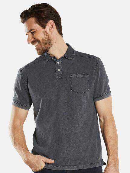 engbers Herren Polo-Shirt aus Baumwolle Blau 34540 engbers Herren Polo-Shirt aus Baumwolle Blau 34540