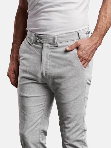 ENGBERS GERMANY Herren Hochwertige Sommer-Chino mit edler Innenverarbeitung Mausgrau 30074