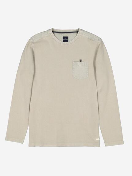 engbers Herren Langarm-Shirt strukturiert Beige 37736 engbers Herren Langarm-Shirt strukturiert Beige 37736