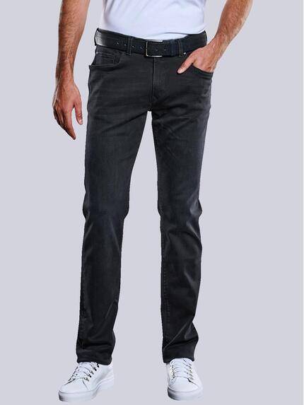 ENGBERS GERMANY Jeans aus edler Baumwolle Schwarz