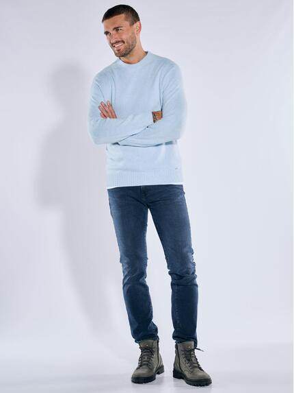 emilio adani Herren Strickpullover strukturiert Hellblau 39696 emilio adani Herren Strickpullover strukturiert Hellblau 39696