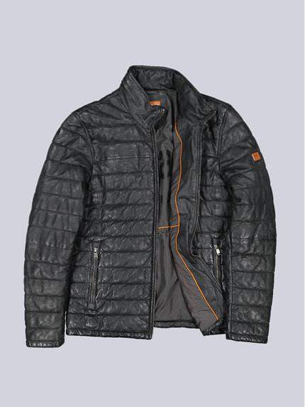 emilio adani Herren Lederjacke Schwarz 39280 emilio adani Herren Lederjacke Schwarz 39280