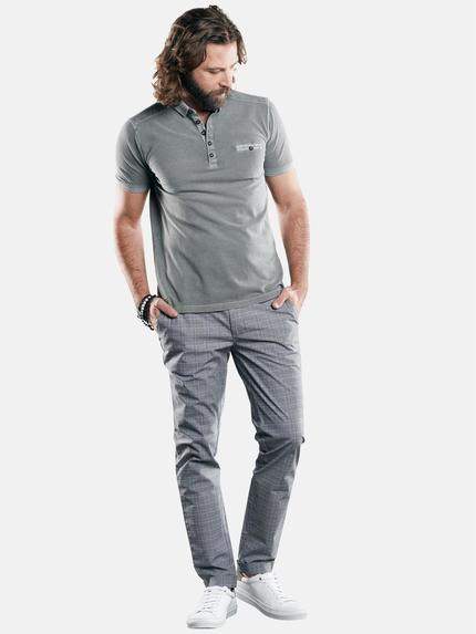 emilio adani Herren Sportives Poloshirt mit schmaler Passform Grau 29165 emilio adani Herren Sportives Poloshirt mit schmaler Passform Grau 29165